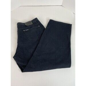 Vintage Harley Davidson Men’s 42 Black Jeans, Straight Leg. ~42x30, USA Made